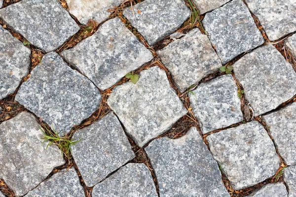 Astratto pavimentazione pietre modello di sfondo isolato — Foto Stock