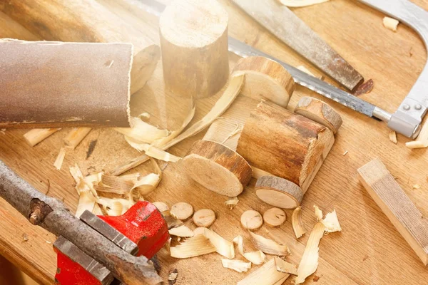 Ahşap oyuncak Traktör Makine ayrıntı DIY marangoz aracı ile