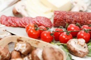 Masada pizza malzemesi var.