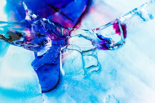 Mürekkep ile buz doku arka plan