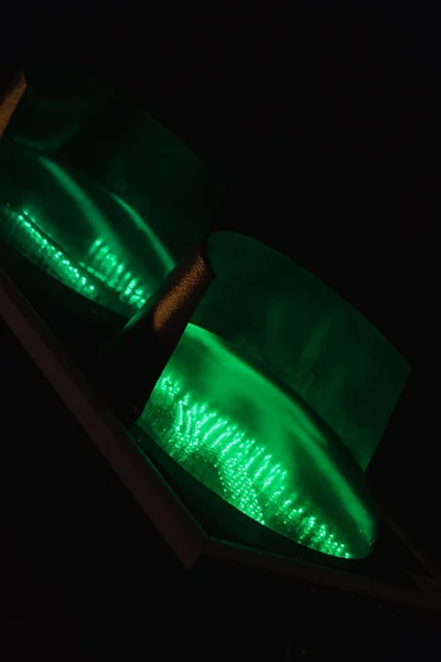 Traffic light with green light and safe to move. — Stock Photo, Image