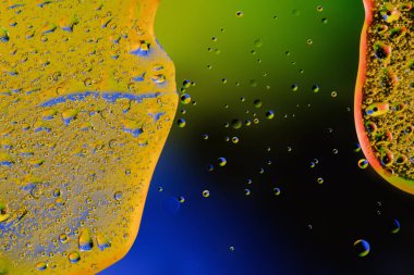 soyut canlı renklerde arka plan su damlaları