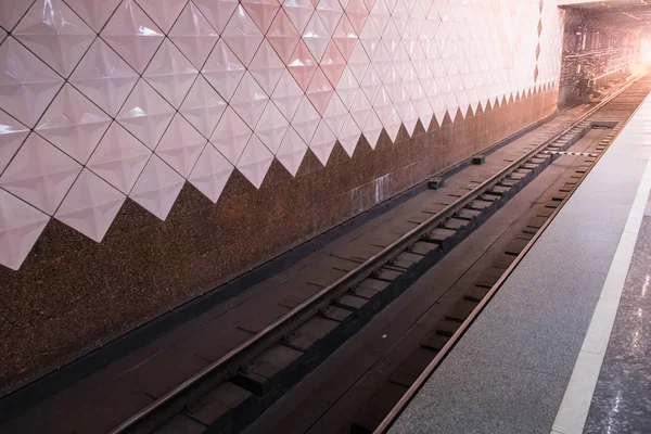 Velocidad túneles de metro, luces y colores — Foto de Stock