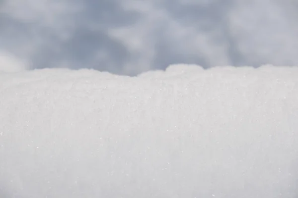 Снежный фон крупным планом — стоковое фото