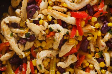 sebze taco veya rustik arka plan açık börek yapma için