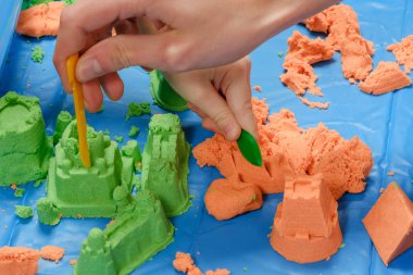 Çocuk oyun Kinetik kum