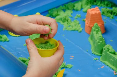 Çocuk oyun Kinetik kum