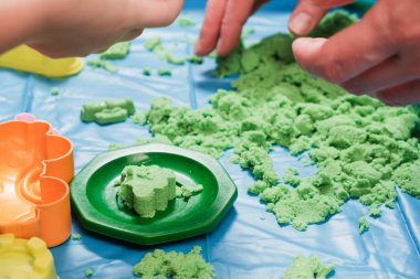 Çocuk oyun Kinetik kum