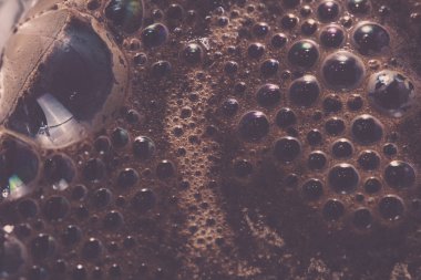 kahve köpüğü makro yapı arka planı