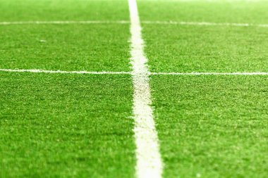 Futbol sahası, Merkez ve kenar çizgisi.