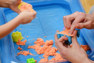 Çocuk oyun Kinetik kum