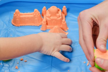 Çocuk oyun Kinetik kum