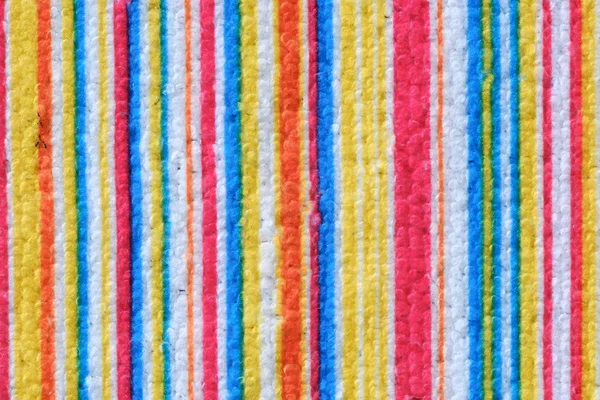 Striped beach towel useful as a background pattern — Stock Photo, Image