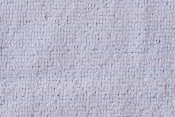 Текстура белой махровой ткани на заднем плане — стоковое фото