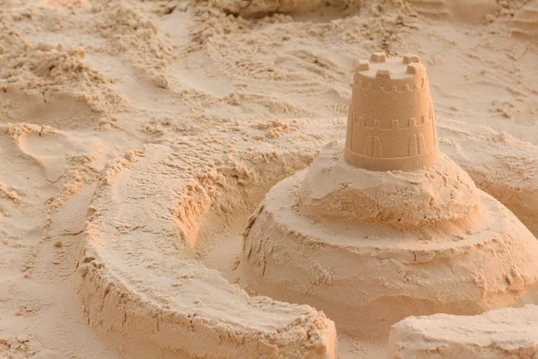 Playa del castillo de arena . — Foto de Stock