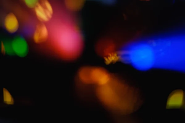 Side Car Bir Gece Şehrinde Giderken Görüntüsü Blured Yolu Nda — Stok fotoğraf