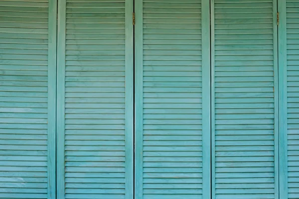 Persianas Azules Patrón Madera Cerrado Luz Solar Fondo Abstracto —  Fotos de Stock