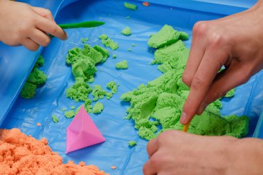 Çocuk oyun Kinetik kum