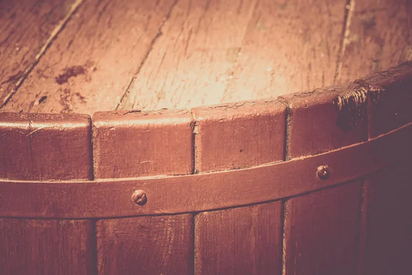 Fondo de madera de barril, textura de madera —  Fotos de Stock
