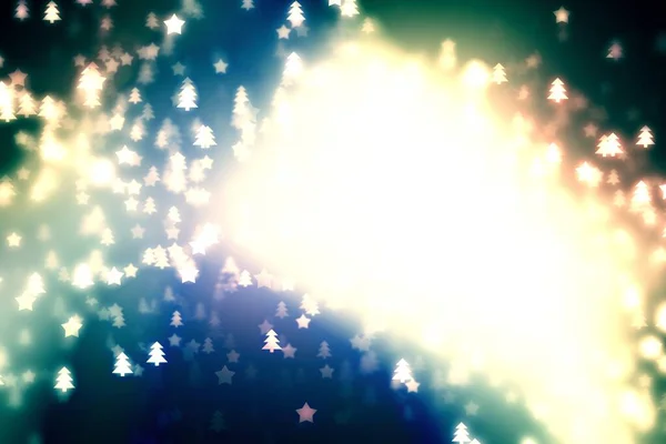 Різдвяна ялинка зірка фон Різдво, рік яскравий . — стокове фото