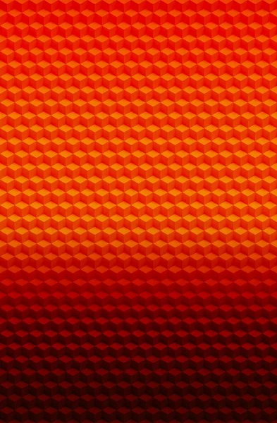 Orange gold geometric cube 3D pattern background, brochure seamless.