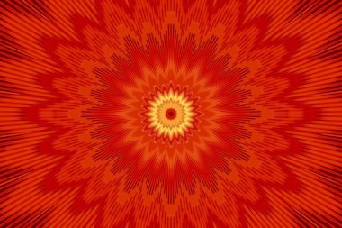 arka plan kırmızı kaleydoskop çiçek deseni. kumaş.