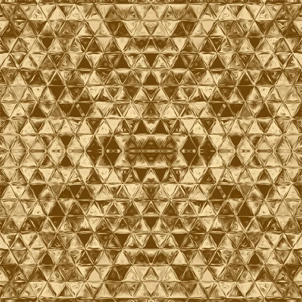 Zlatá mozaika abstraktní prvek a kaleidoskop pozadí, dlaždice dárek. — Stock fotografie