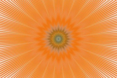 turuncu çiçek desenli çiçek desenli kaleydoskop. soyut seramik.