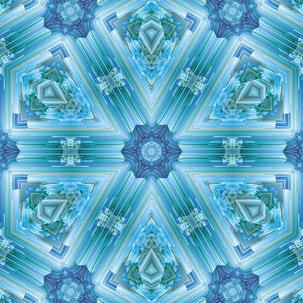 Cristal symmetry abstract design pattern. illustration shape. — Stock Photo, Image
