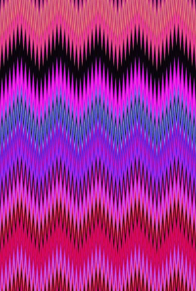 Alucinação psicodélica alucinógena chevron zigzag. arte em mosaico . — Fotografia de Stock