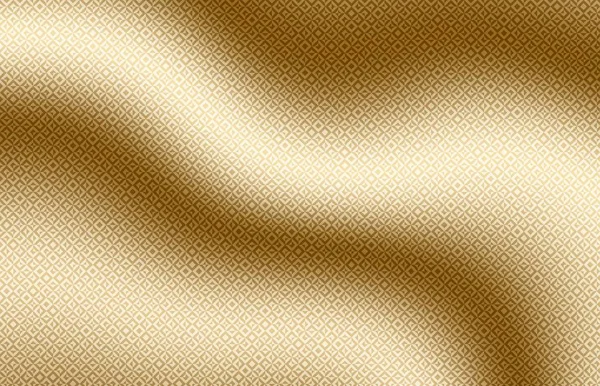 Modello in tessuto oro e sfondo tessile vintage, bordo texture . — Foto Stock