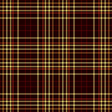 Tartan İskoç kumaşı ya da ekose desenli. Kusursuz damalı.