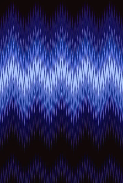 Azul escuro chevron ziguezague fundo. ilustração padrão . — Fotografia de Stock