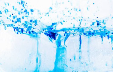 Buz dokusu arkaplan deseni mürekkebi, parça.