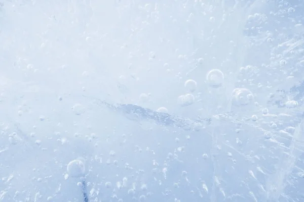Jég textúra háttér hideg makró, hűvös. — Stock Fotó
