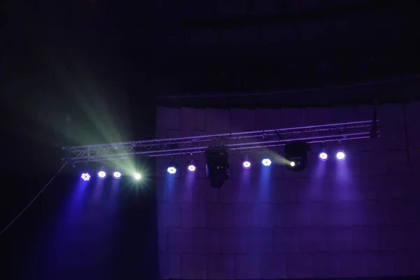 Hintergrundmusik Bühne Licht Ton, Theater-Performance. — Stockfoto