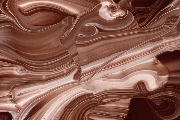Gorąca czekolada abstrakcyjny tło brązowy, napój. — Zdjęcie stockowe