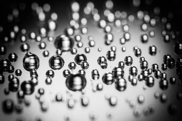 Water black drops vintage old, extreme. — Stock Photo, Image