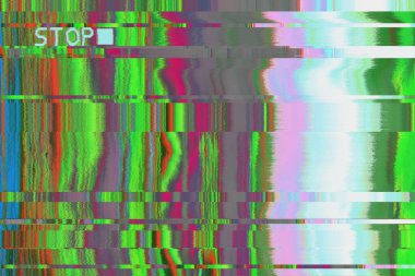 Arıza yok sinyal arkaplan pikseli gürültü görüntüleme TV, kötü.