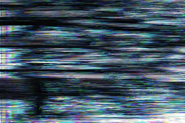 Störung Kein Signal Hintergrund Pixel Rauschen Anzeige Verzerrung Analog — Stockfoto
