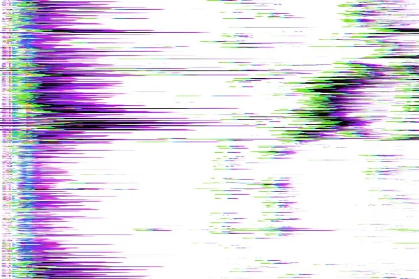 Glitch Signal Background Pixel Noise Display Design — 图库照片