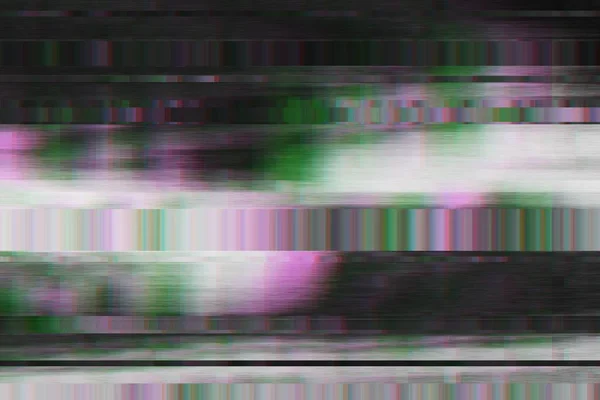 Glitch Δεν Σήμα Φόντο Pixel Noise Οθόνη Τηλεόρασης Πρότυπο Τηλεόραση — Φωτογραφία Αρχείου