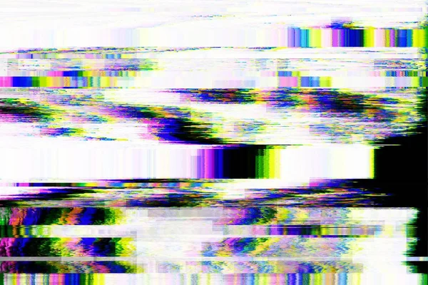 Glitch Δεν Σήμα Φόντο Pixel Noise Οθόνη Τηλεόρασης Τηλεόραση Ταπετσαρία — Φωτογραφία Αρχείου