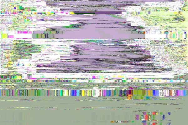 Falha Sem Sinal Fundo Pixel Exibição Ruído Televisão — Fotografia de Stock