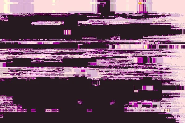 Glitch Sin Señal Fondo Pixel Pantalla Ruido Fondo Pantalla Interferencia — Foto de Stock