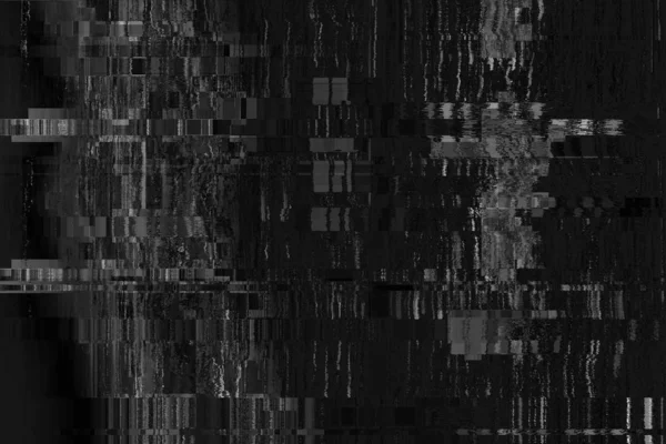 Störung Kein Signal Hintergrund Pixel Rauschen Anzeige Muster — Stockfoto