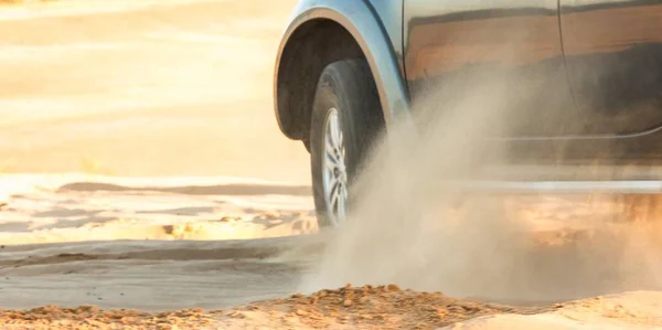 Car Drive Desert Auto Sand Adventure Engine — Stock Photo, Image