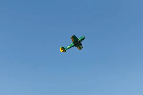 Flugzeug Flugzeug Und Sportluftfahrt Veranstaltung — Stockfoto