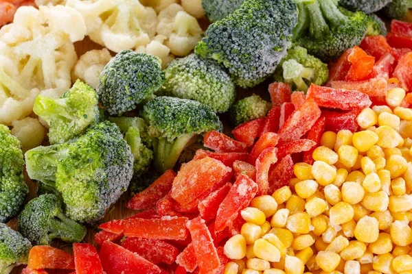 Fondo Heladas Alimentos Vegetales Primer Plano Nutrición Saludable Zanahoria —  Fotos de Stock