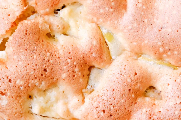 Trozos Delicioso Pastel Manzana Rodajas Vista Superior —  Fotos de Stock